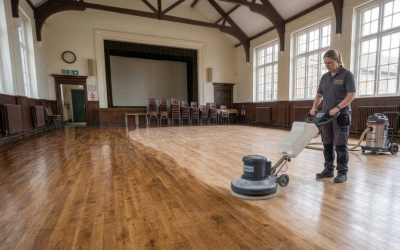 School Wooden Floor Maintenance in Sydenham, SE26